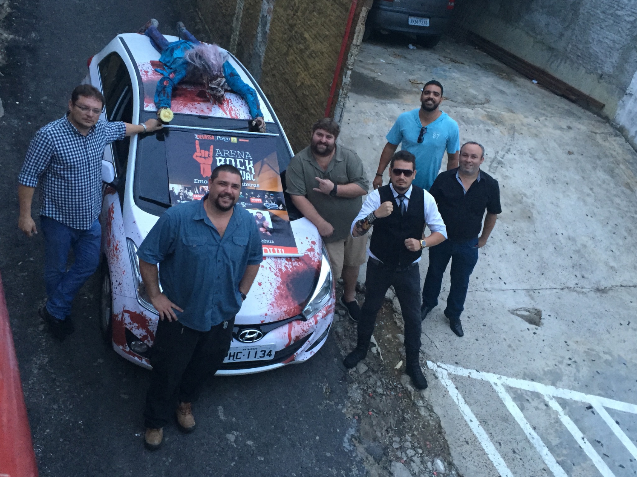 Bastidor de uma operação de evento
